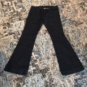 Luck Brand dark flare jeans